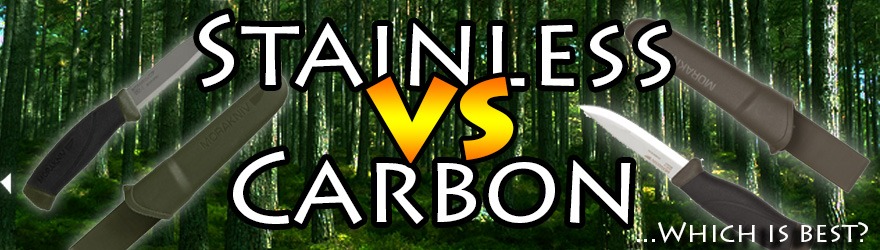 Carbon Vs Stainless Steel Knives - Forest School Shop